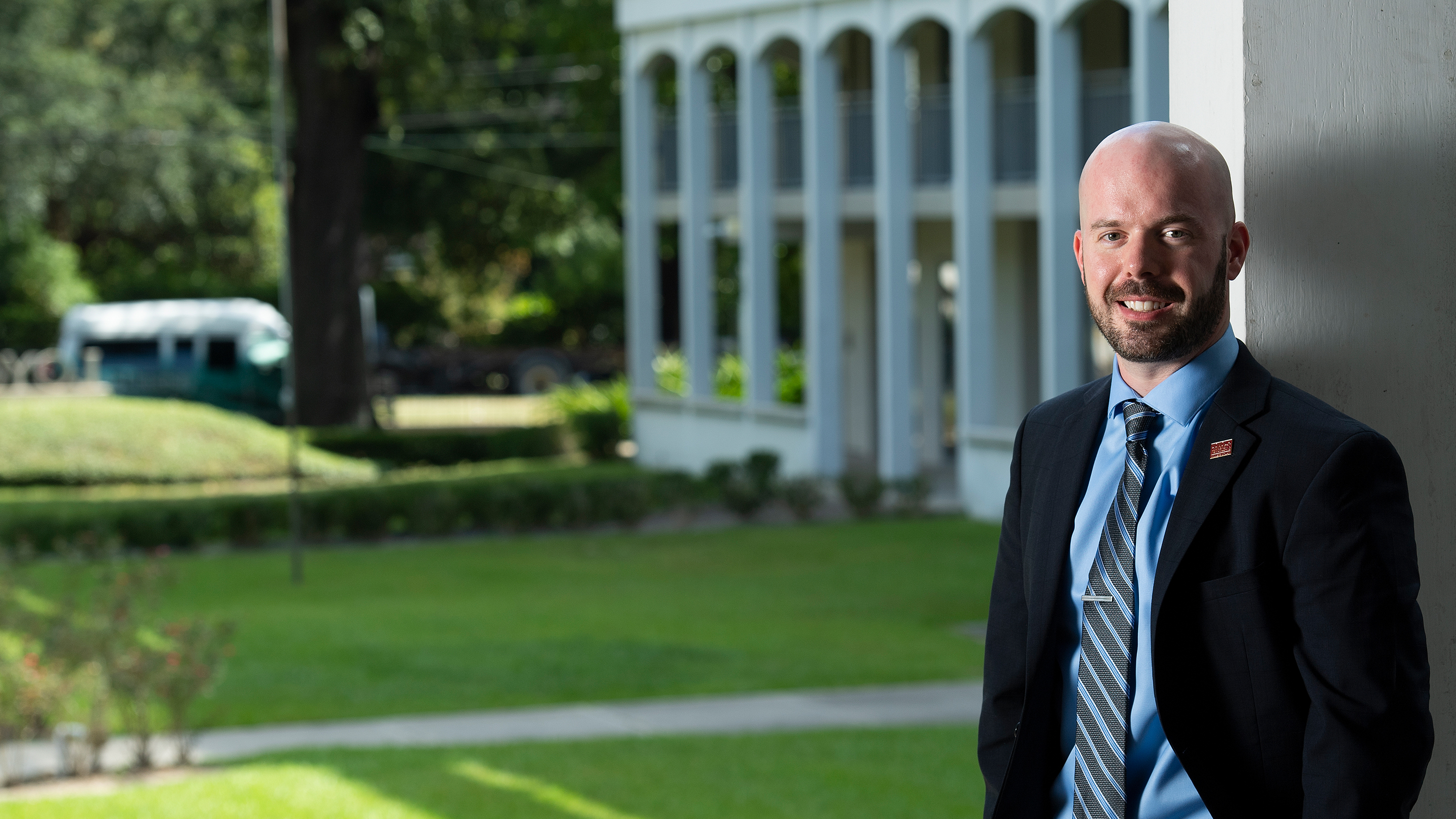 Man with "Elevate Your Future" text.