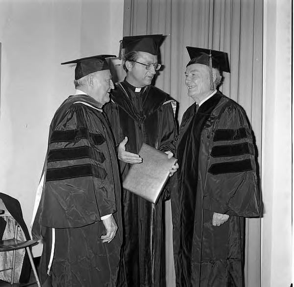 Skelly Wright at Loyola 1981 Commencement